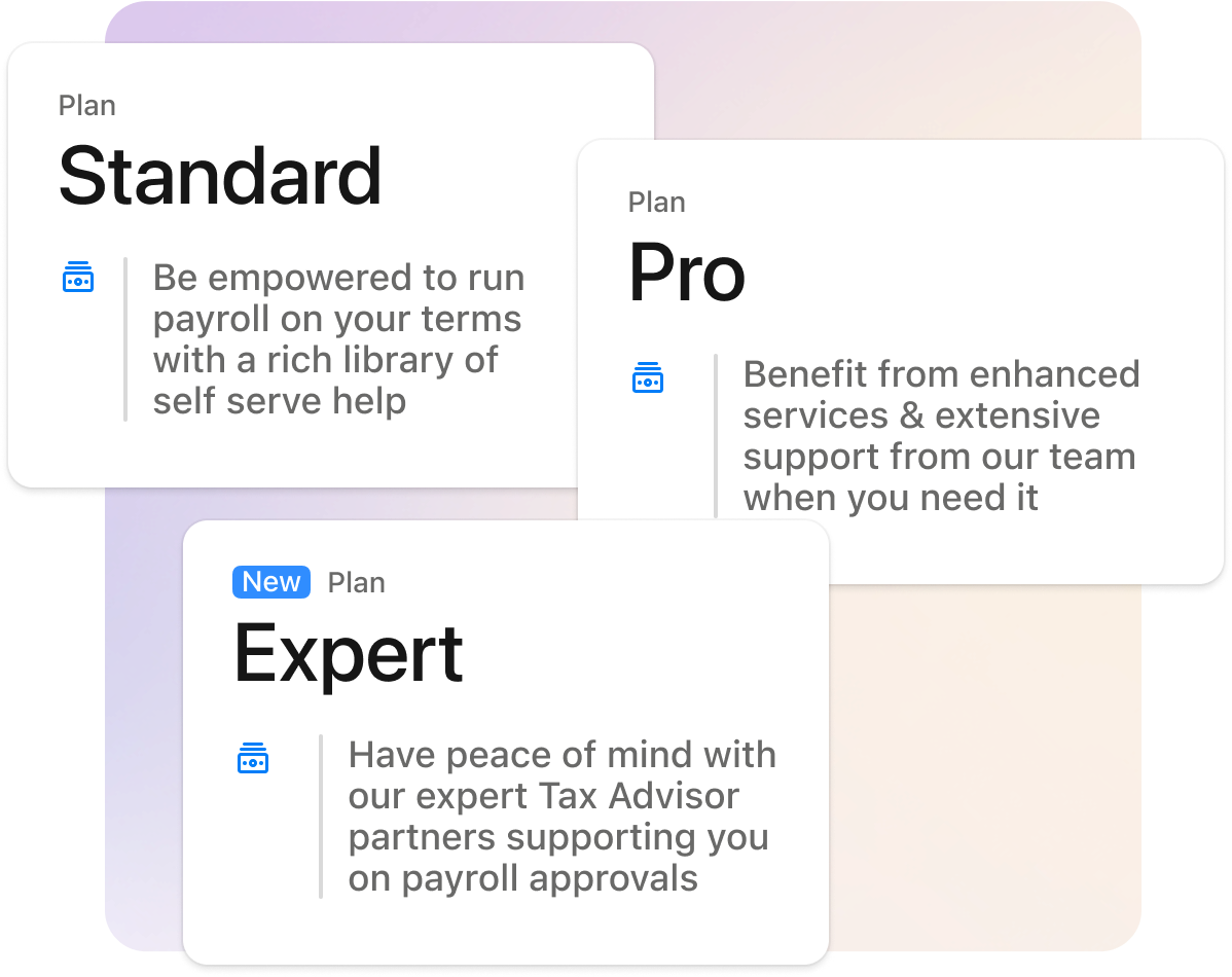 Get the perfect payroll plan for your needs