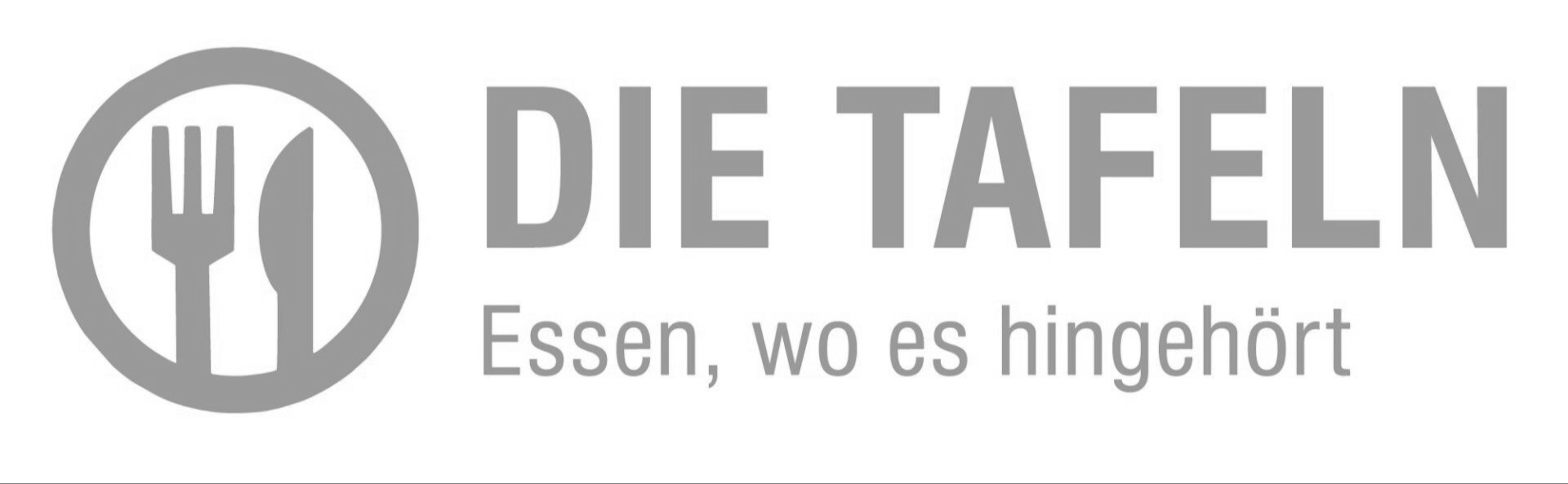 Die Tafeln Logo b/w