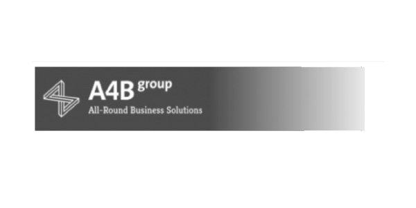 A4B Group Logo b/w