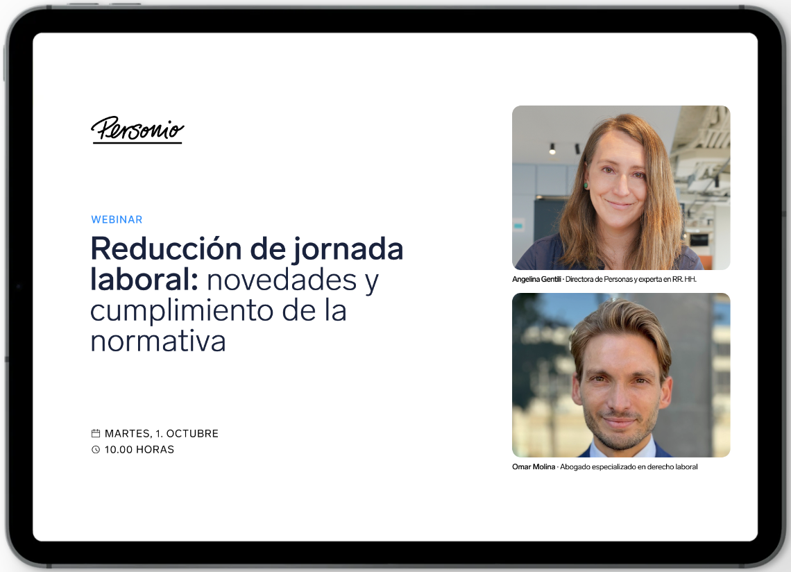 Grabación webinar Personio reducción jornada laboral 