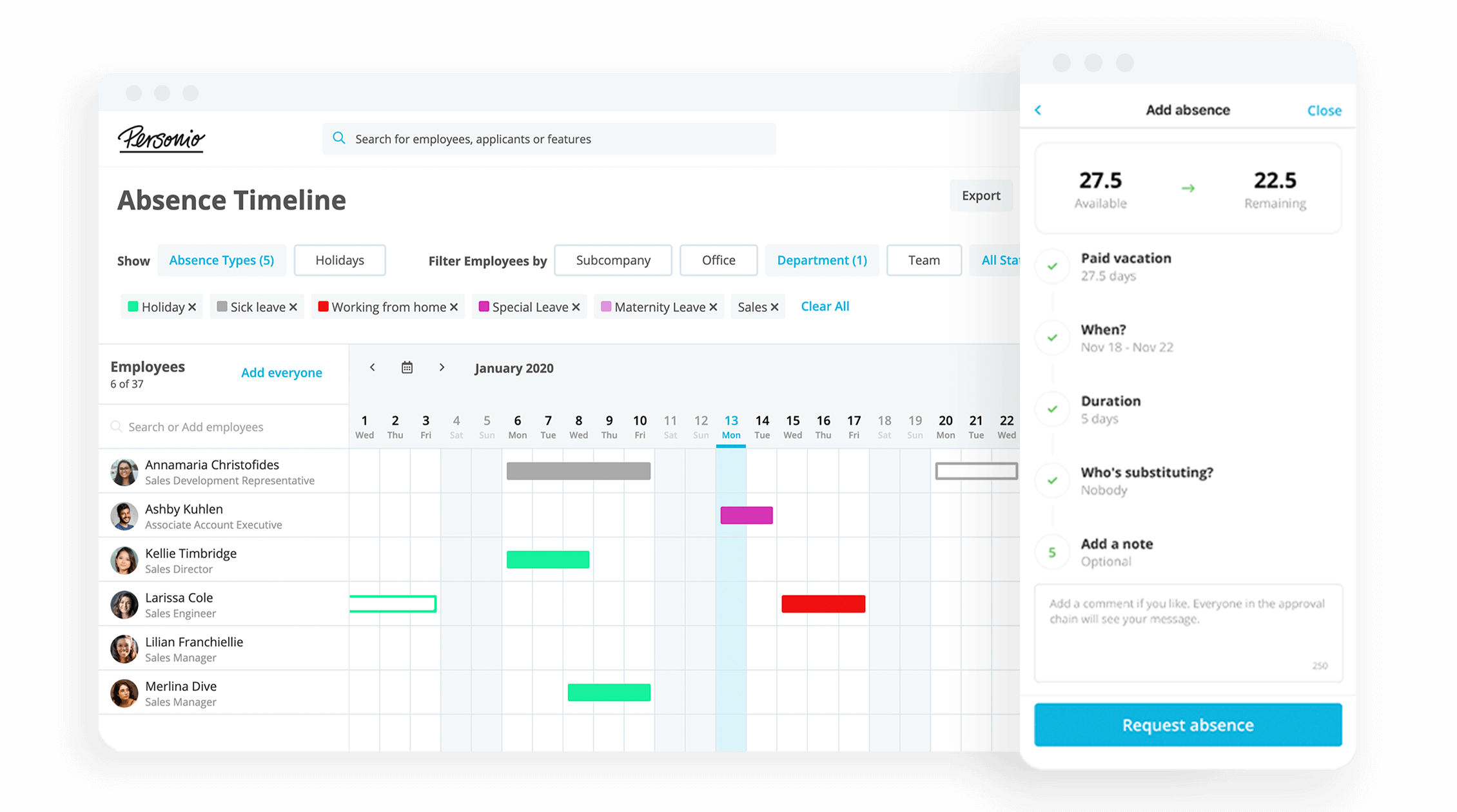 Absence Management Software on Different Devices