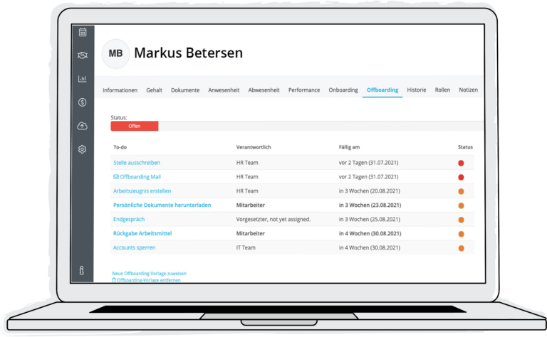 Offboarding Aufgaben Preview