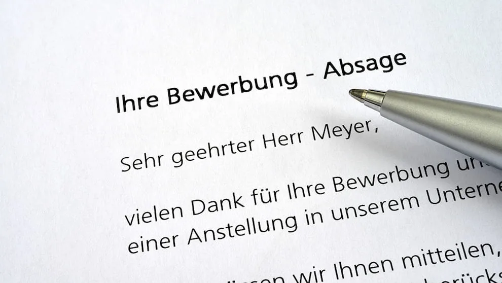 Absage Bewerbung Brief