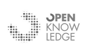 Open Knowledge Logo b/w mit Link