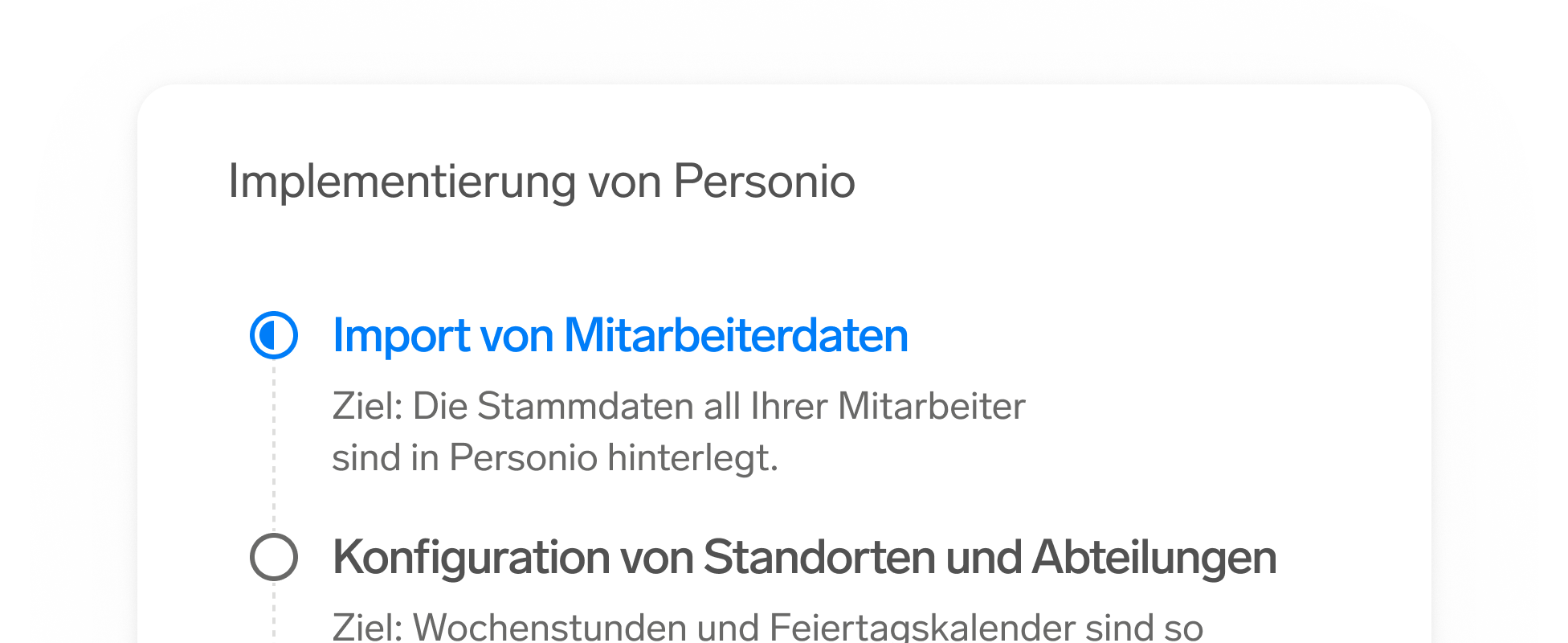 Einfache Implementierung