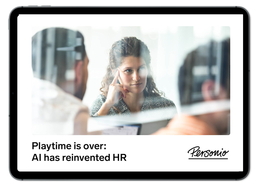 Playtime is Over: AI Has Reinvented HR | Personio Whitepaper