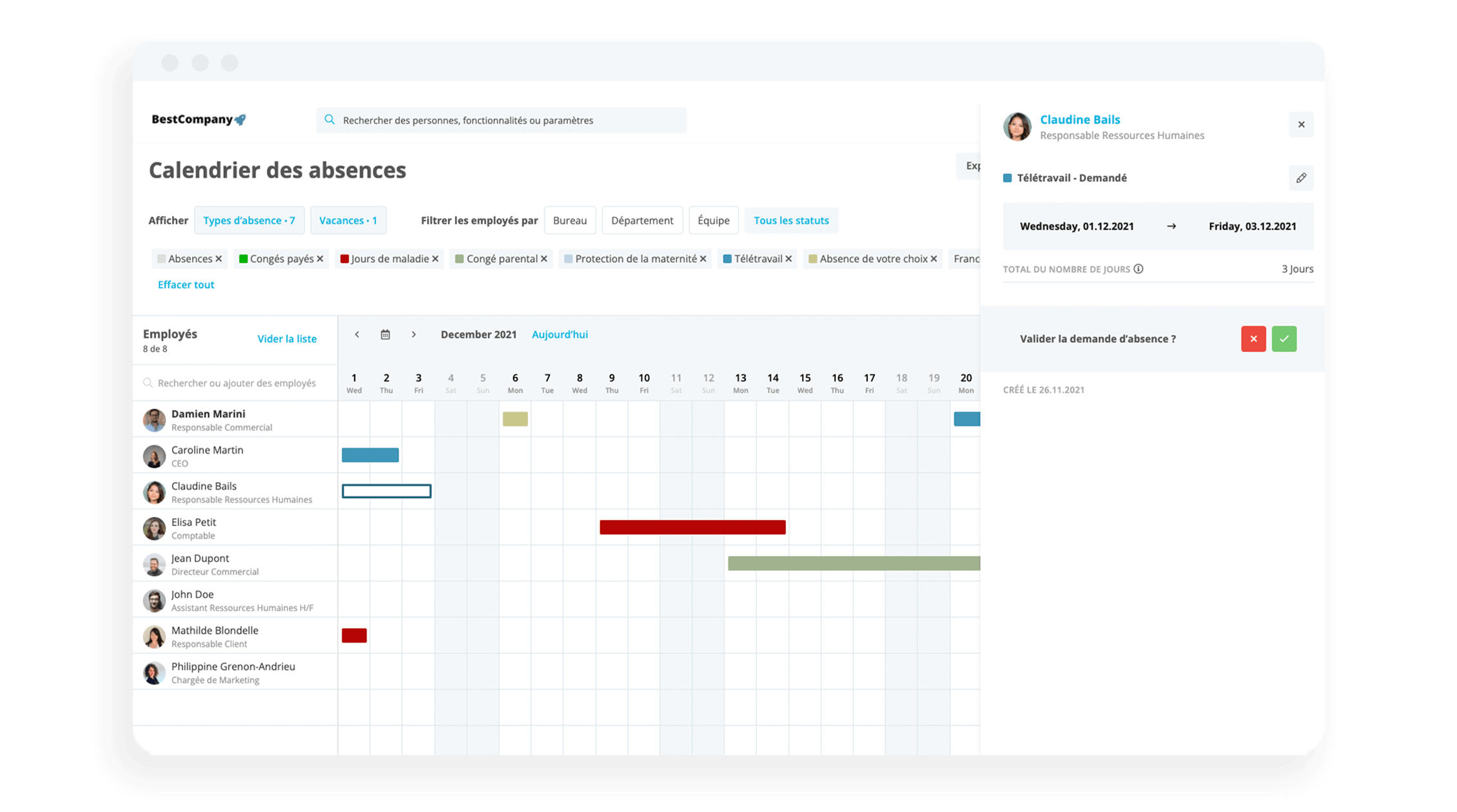 personio hr processes managing absences