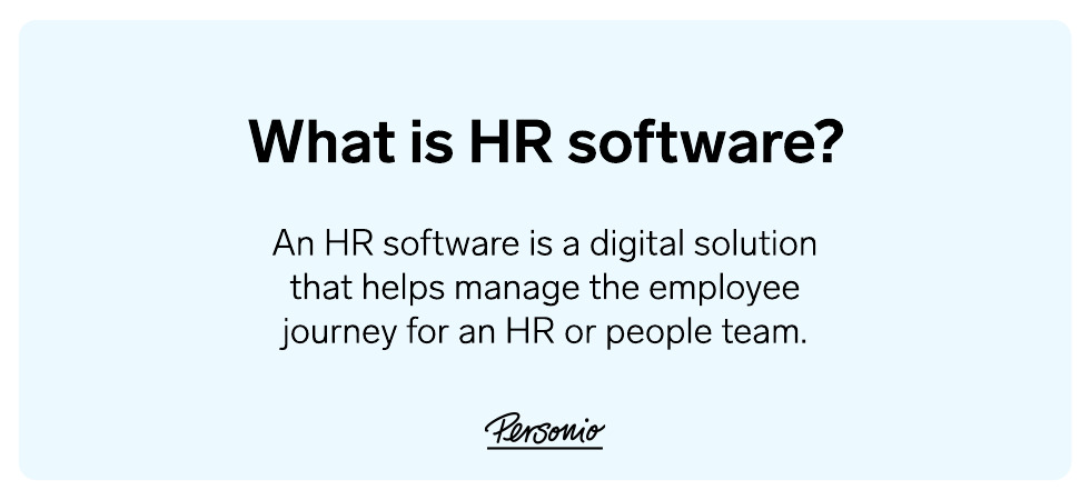 hr software definition