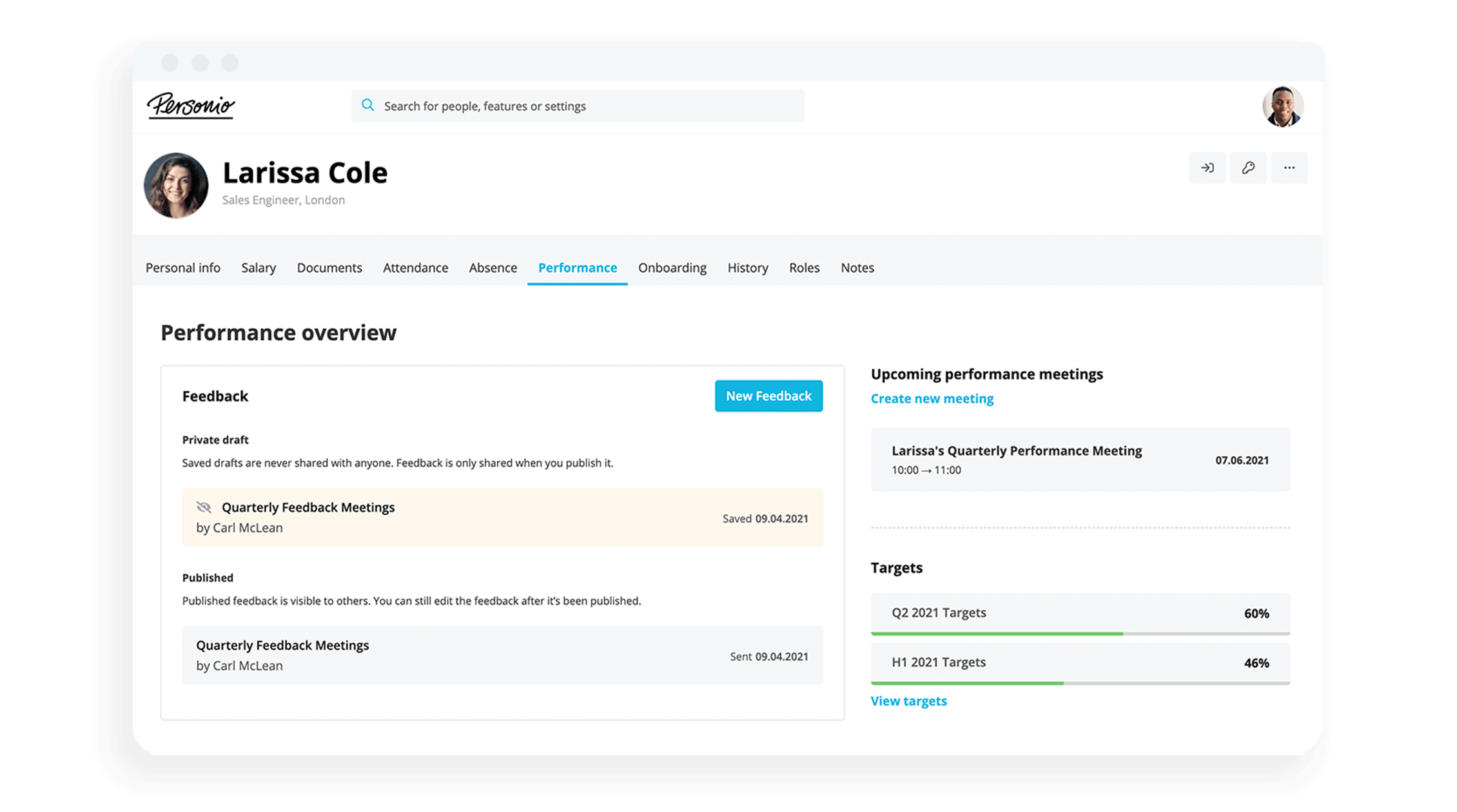 Performance_Feedback_Meeting Scheduling Browser