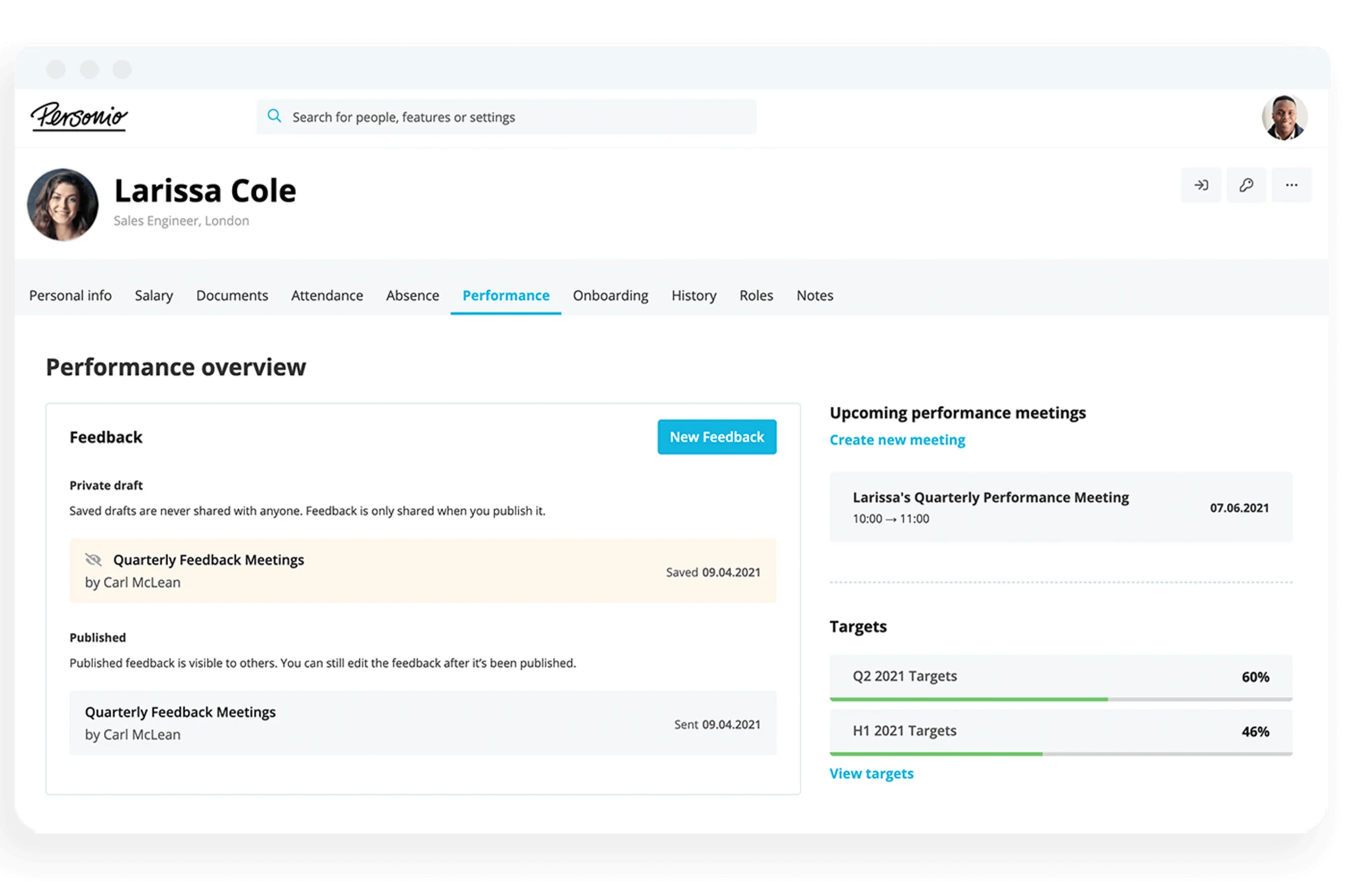 Performance_Feedback_Meeting Scheduling Browser