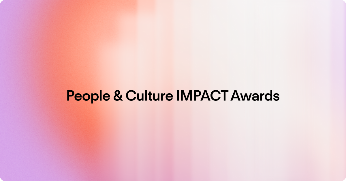 People & Culture IMPACT Awards 2026