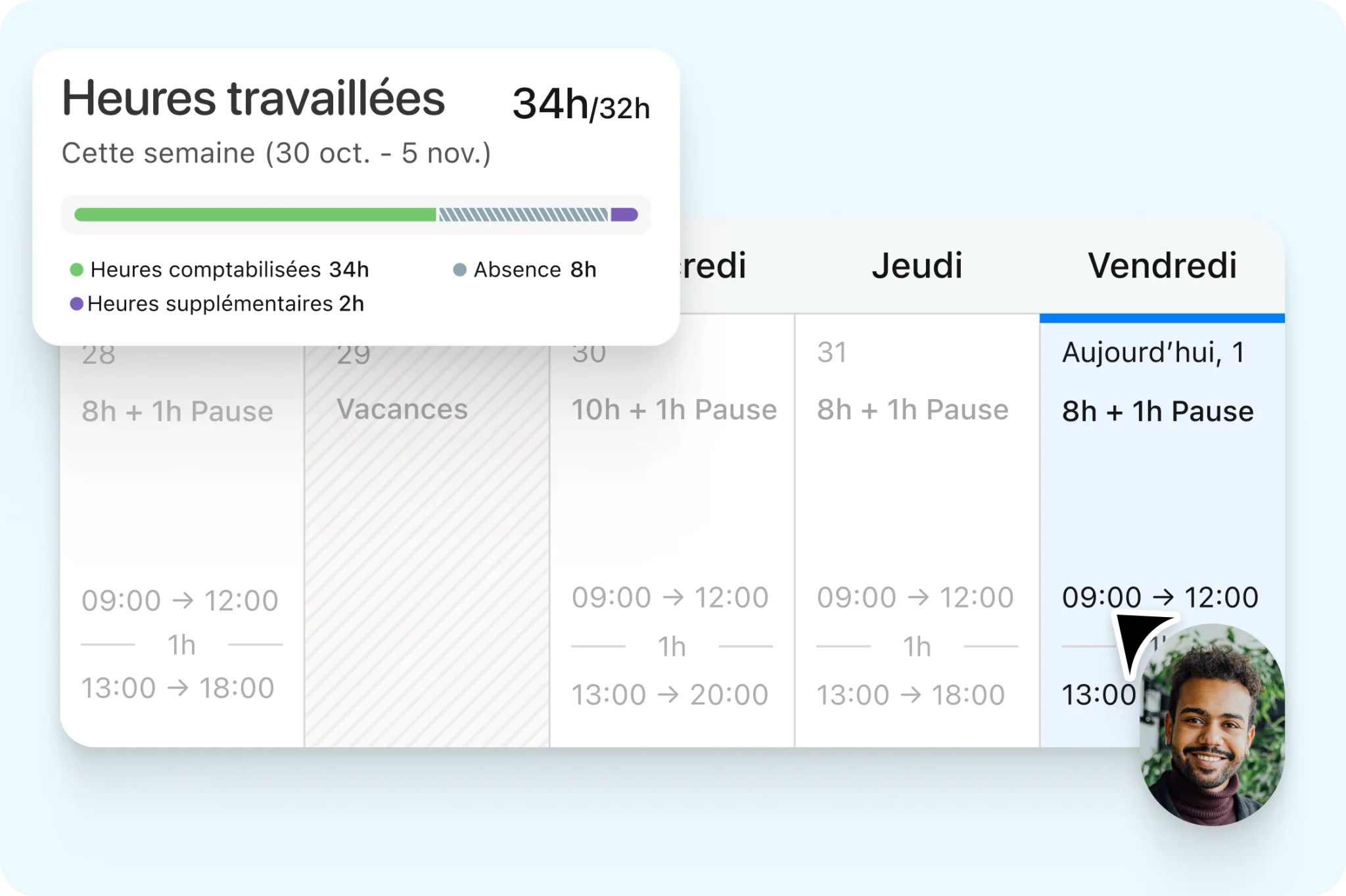 Time Tracking Calendar