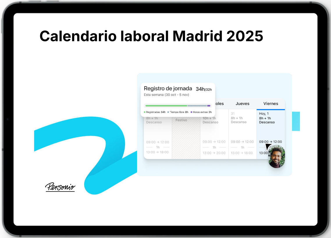 Calendario laboral Madrid 2025