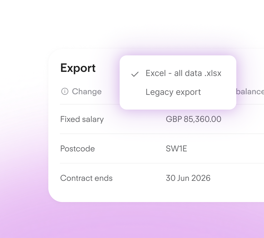 Preliminary Payroll Export-Mobile