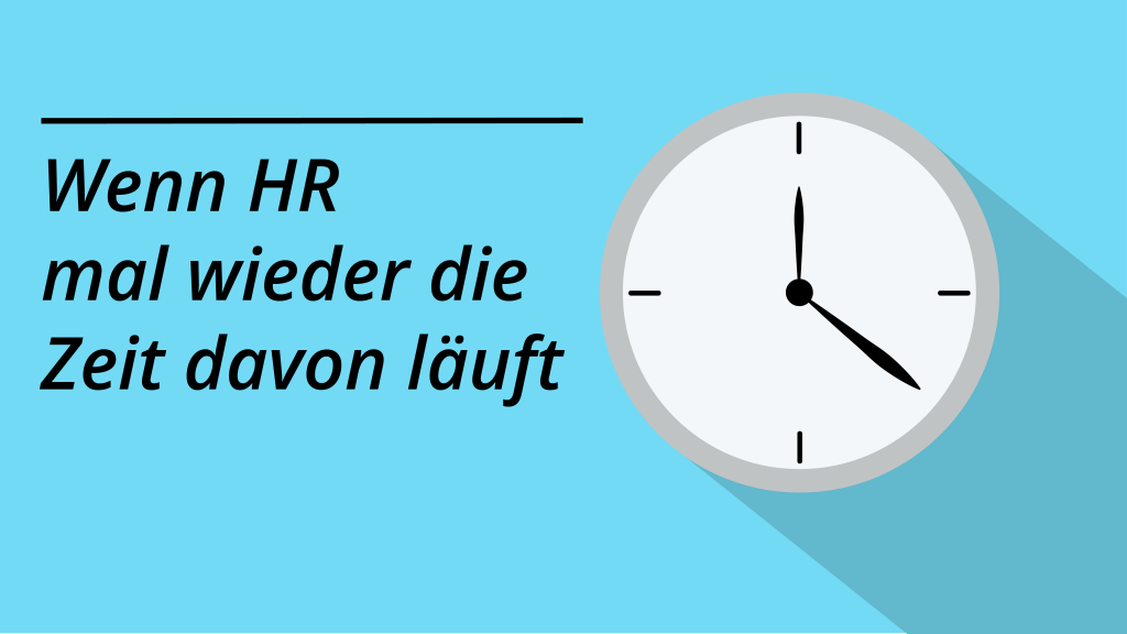 Zeit sparen im HR