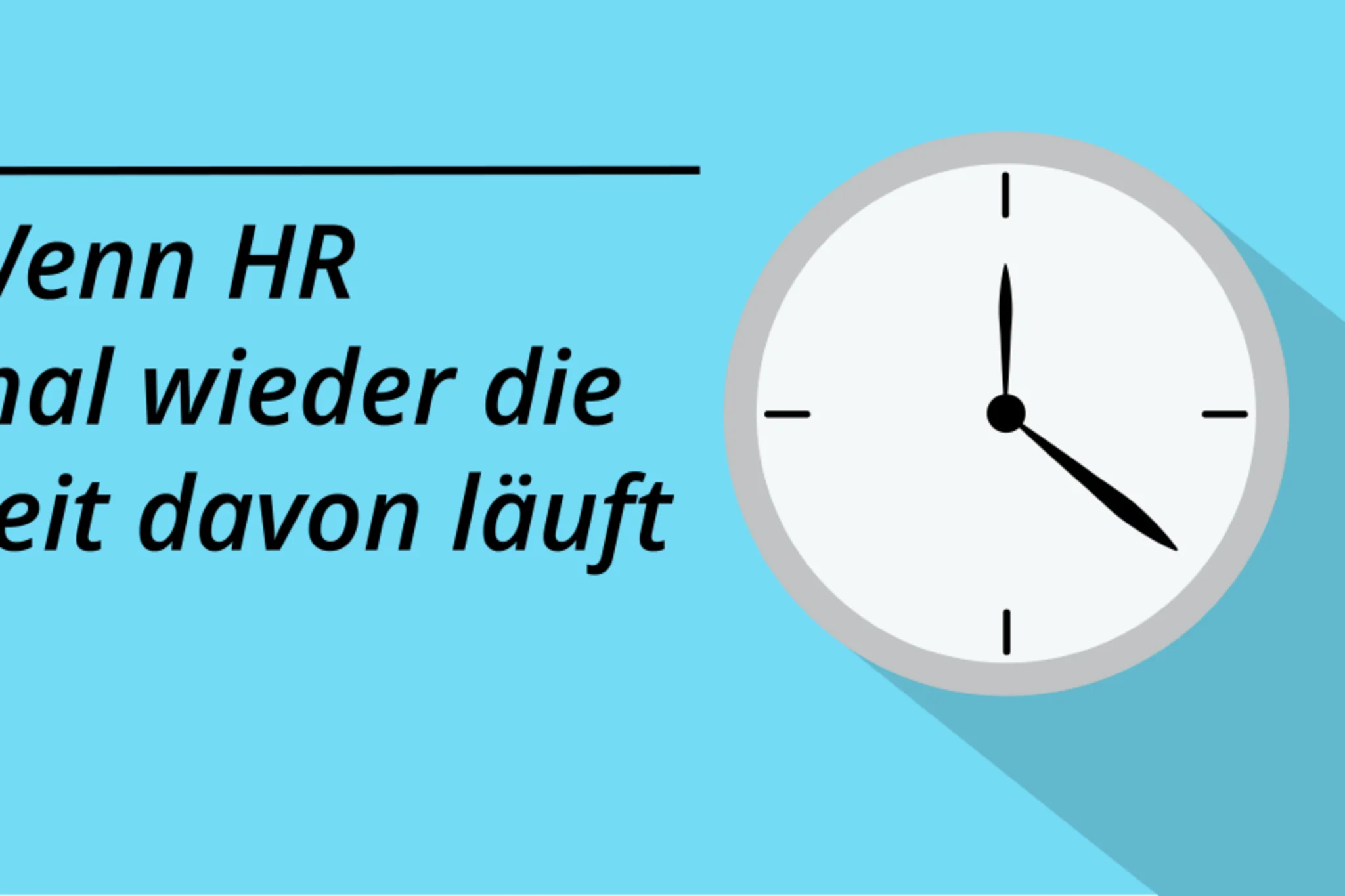 Zeit sparen im HR