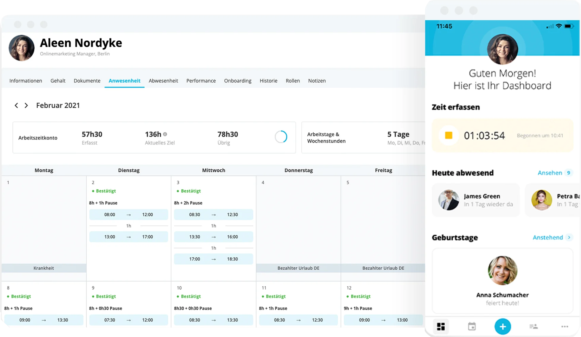 Time Tracking Laptop + App Time Tracking