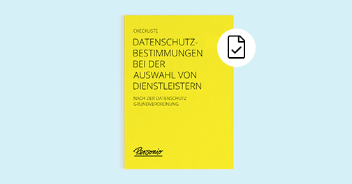 Datenschutz Auswahl Dienstleister Vorschau