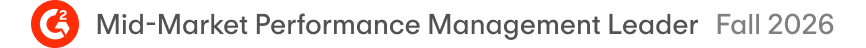 G2 Mid-Market Performance Management Leader