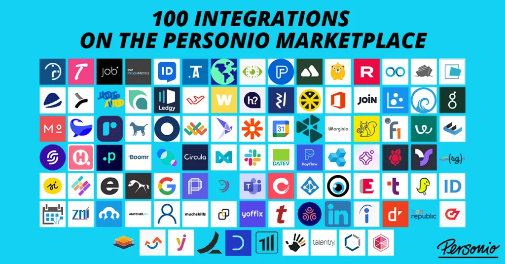 100 Intergrations On The Personio Marketplace