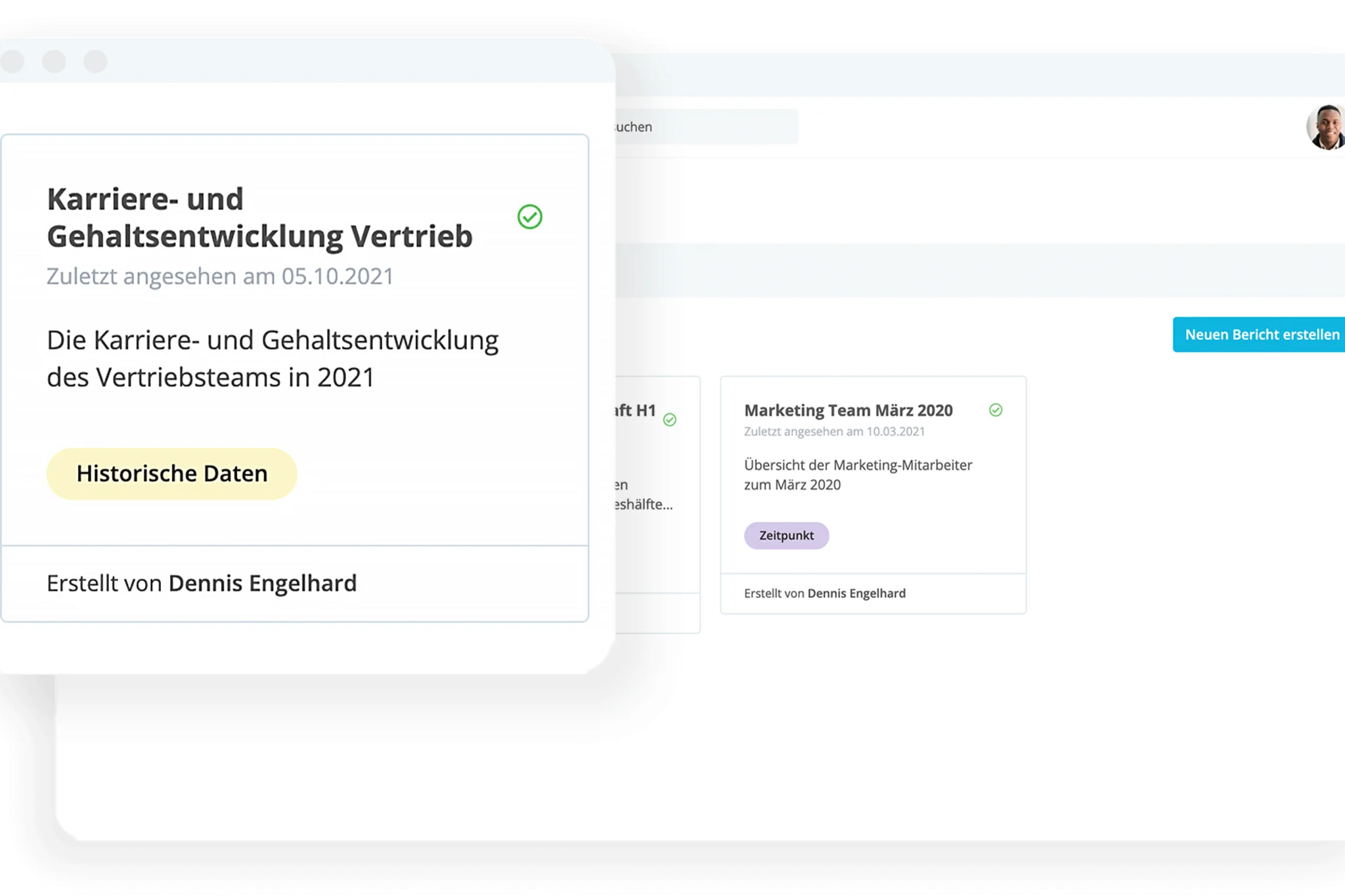 HR Reporting Gehaltsentwicklung