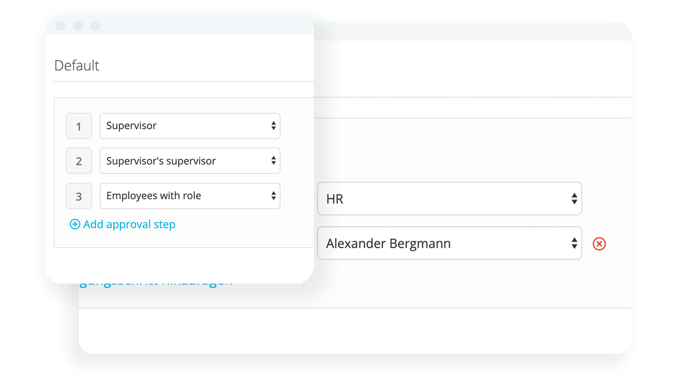 Approval Process Steps Settings