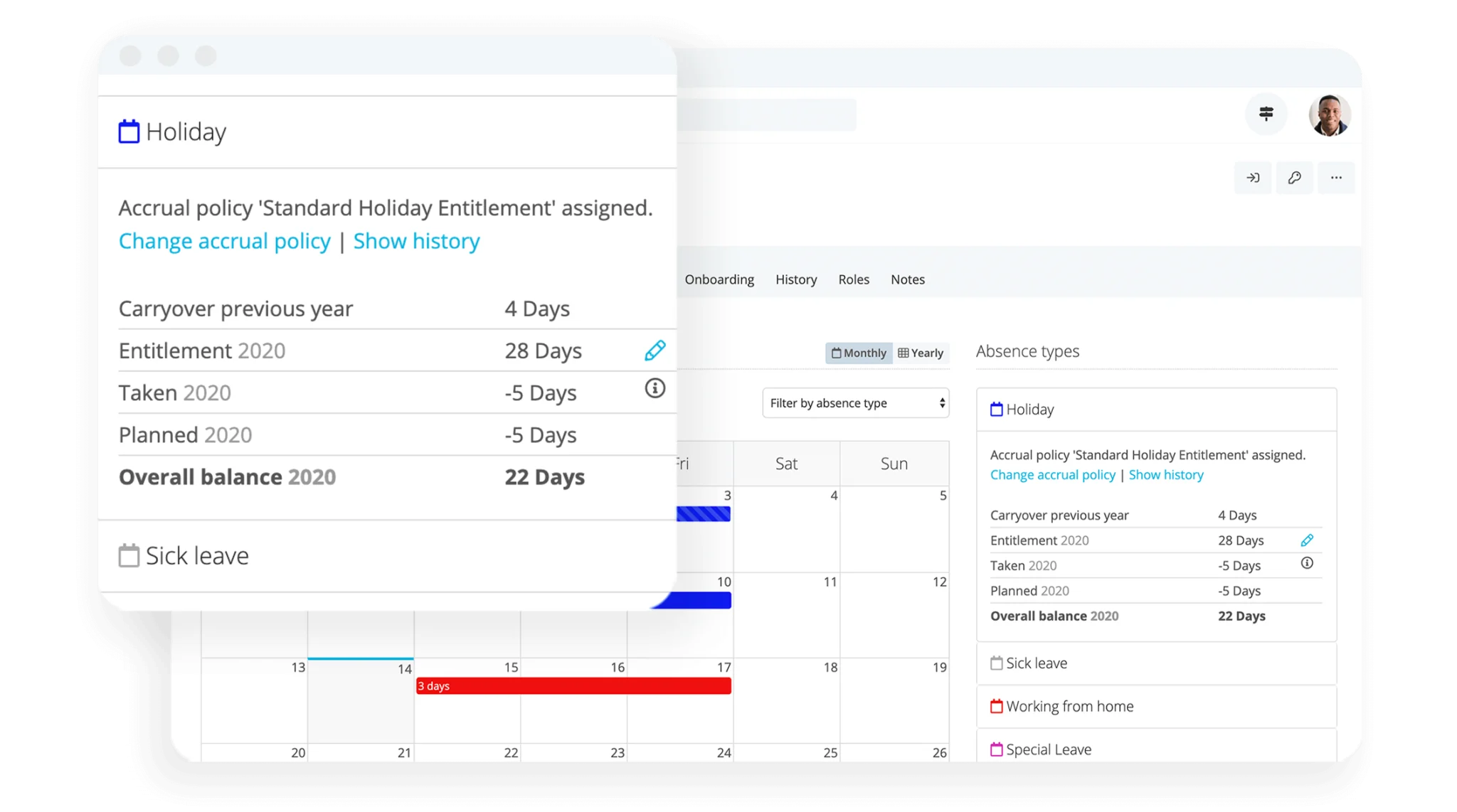 personio leave management holiday entitlements