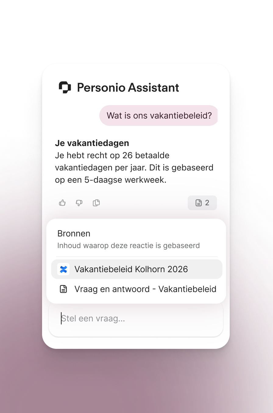 Personio Assistant with 3P Integrations-Mobile