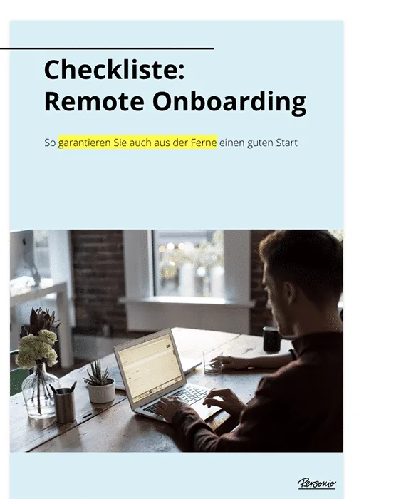 Checkliste: Remote Onboarding