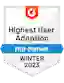 G2 Highest User Adoption Mid-Market Winter