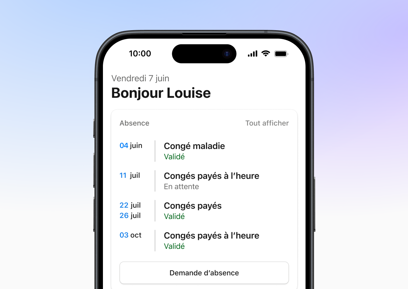 Application mobile Personio  - L’excellence des RH au bout des doigts