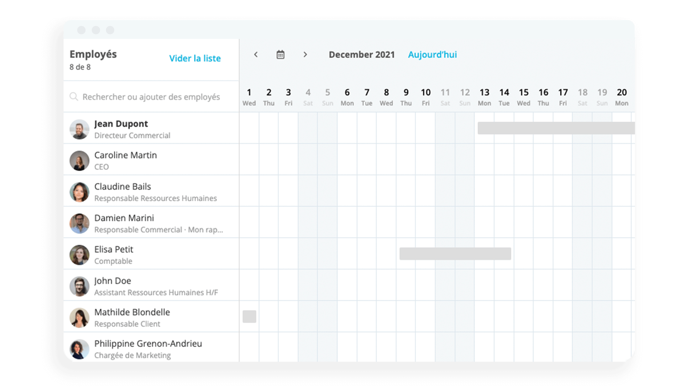 Controle Des Access Profil Calender