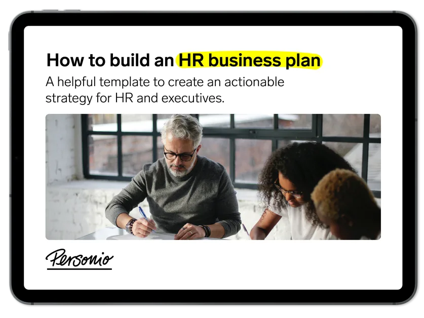 human resource business plan sample