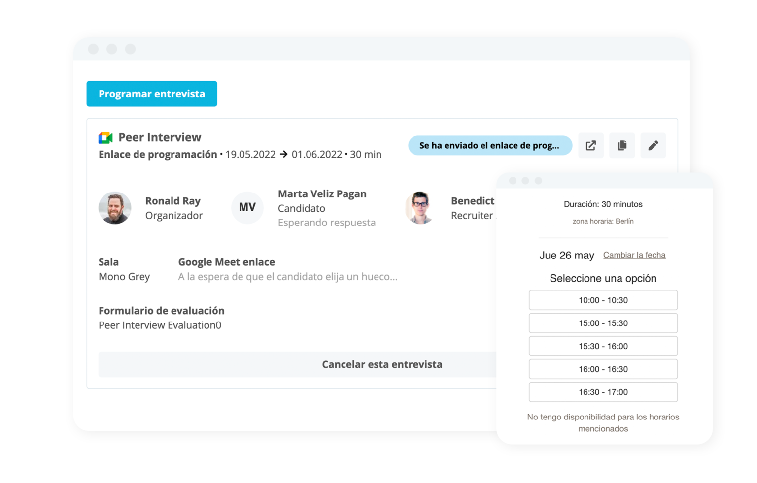 Smart Interview Scheduling