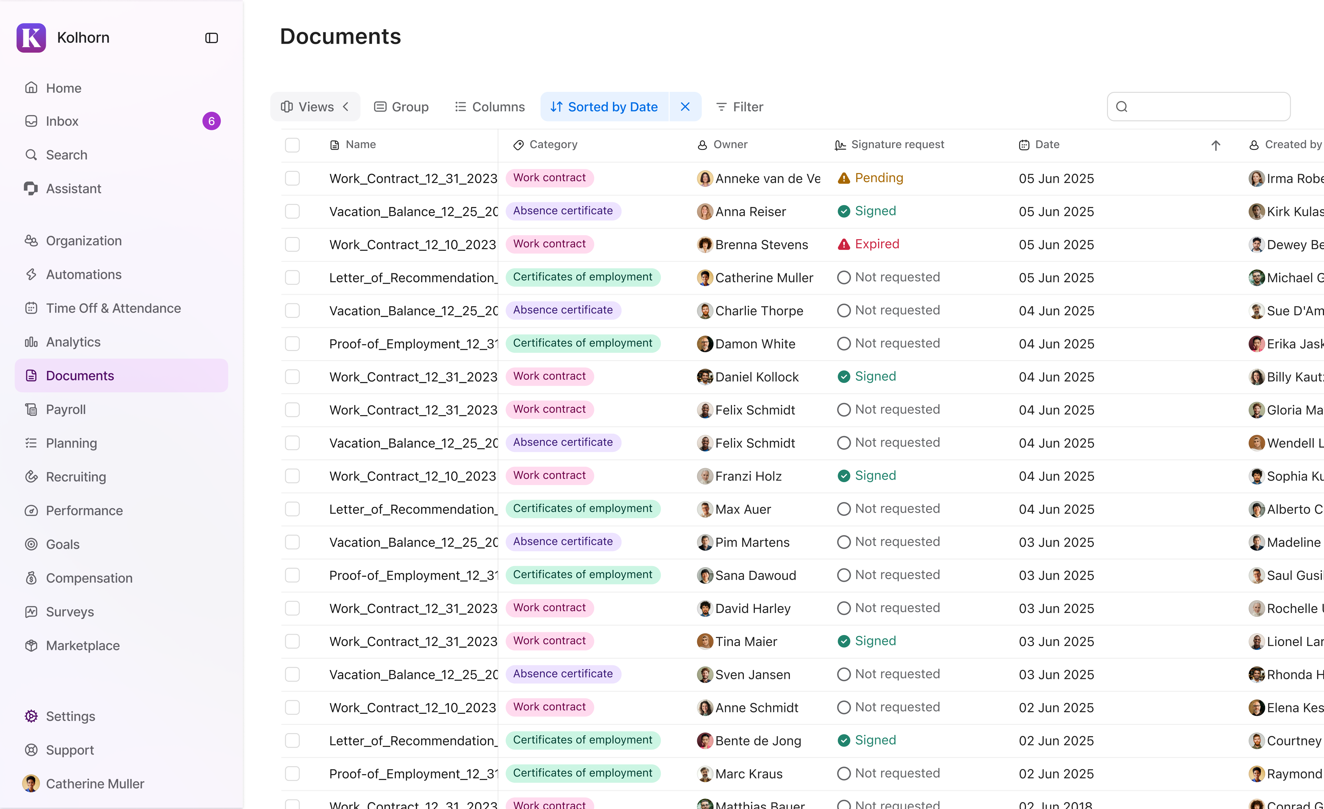 Compliance Records
