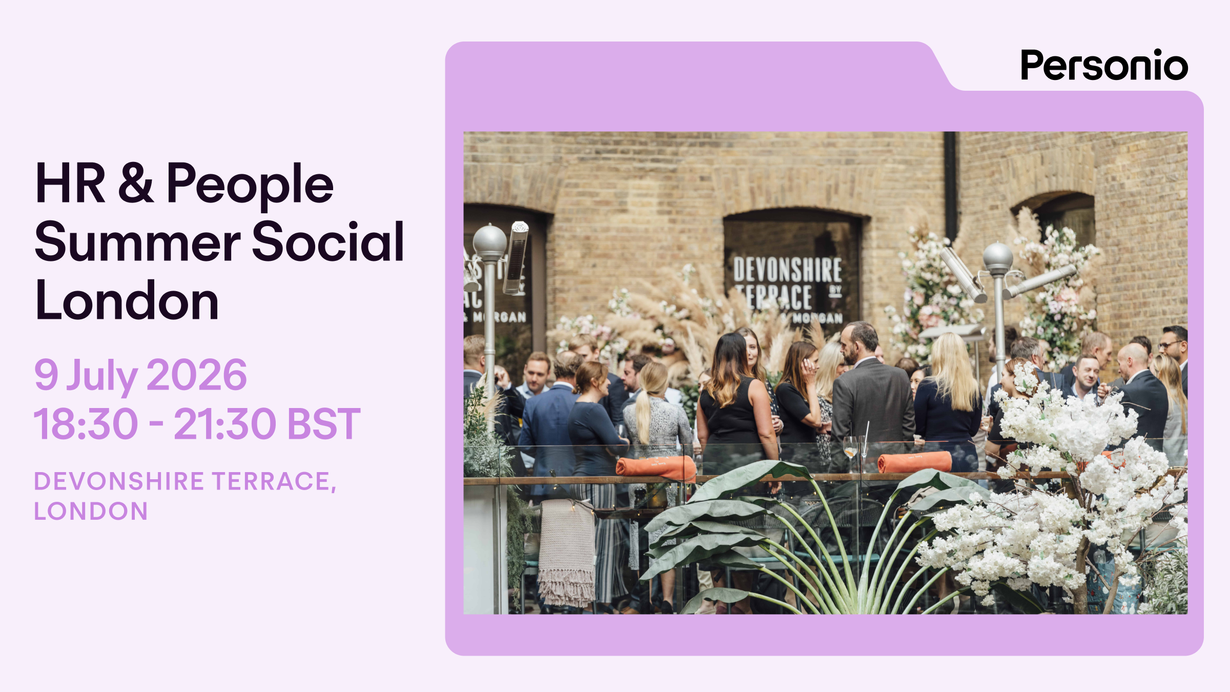 Personio HR & People Summer Social London 26