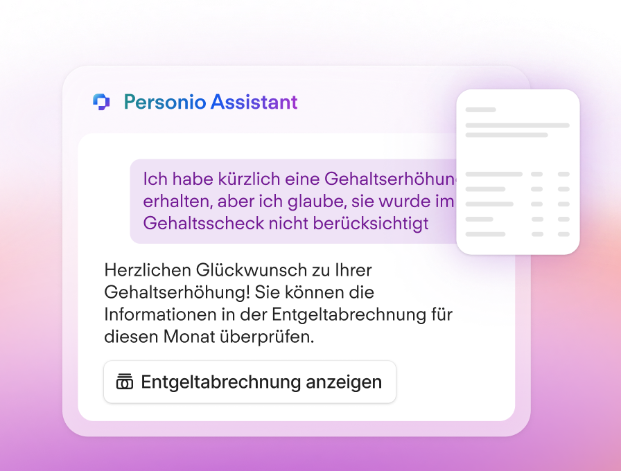 Personio Assistant for Employees Mobile