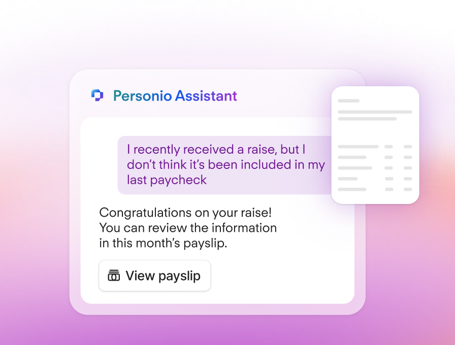 Personio Assistant for Employees Mobile