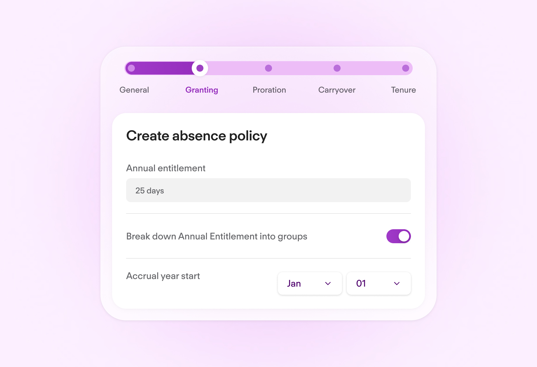 Absence Management Product: Policy creation that gives you time back