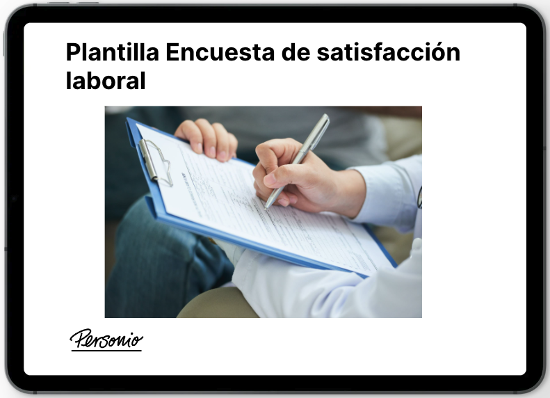 Plantilla encuesta satisfacción laboral