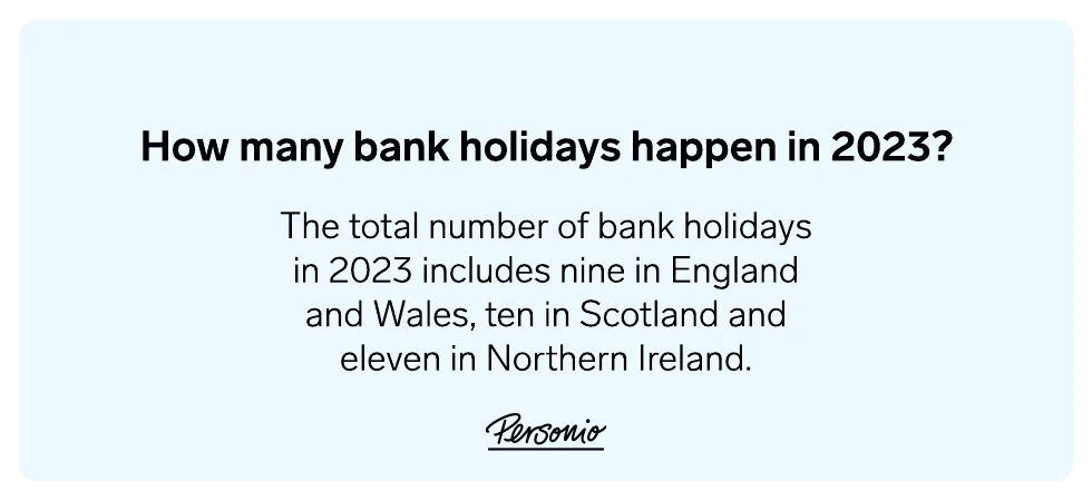 how many bank holidays in 2023?