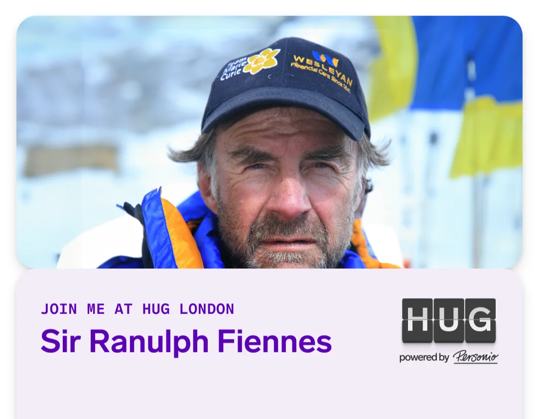 Sir Ranulph Fiennes at HUG