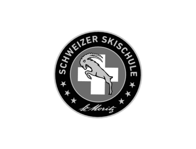 Schweizer Skischule Logo - b/w