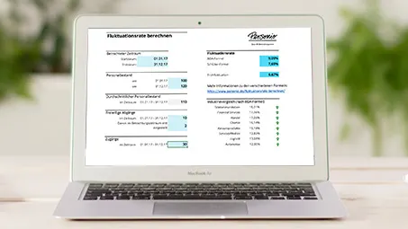 Fluktuationsrate Rechner Vorschau