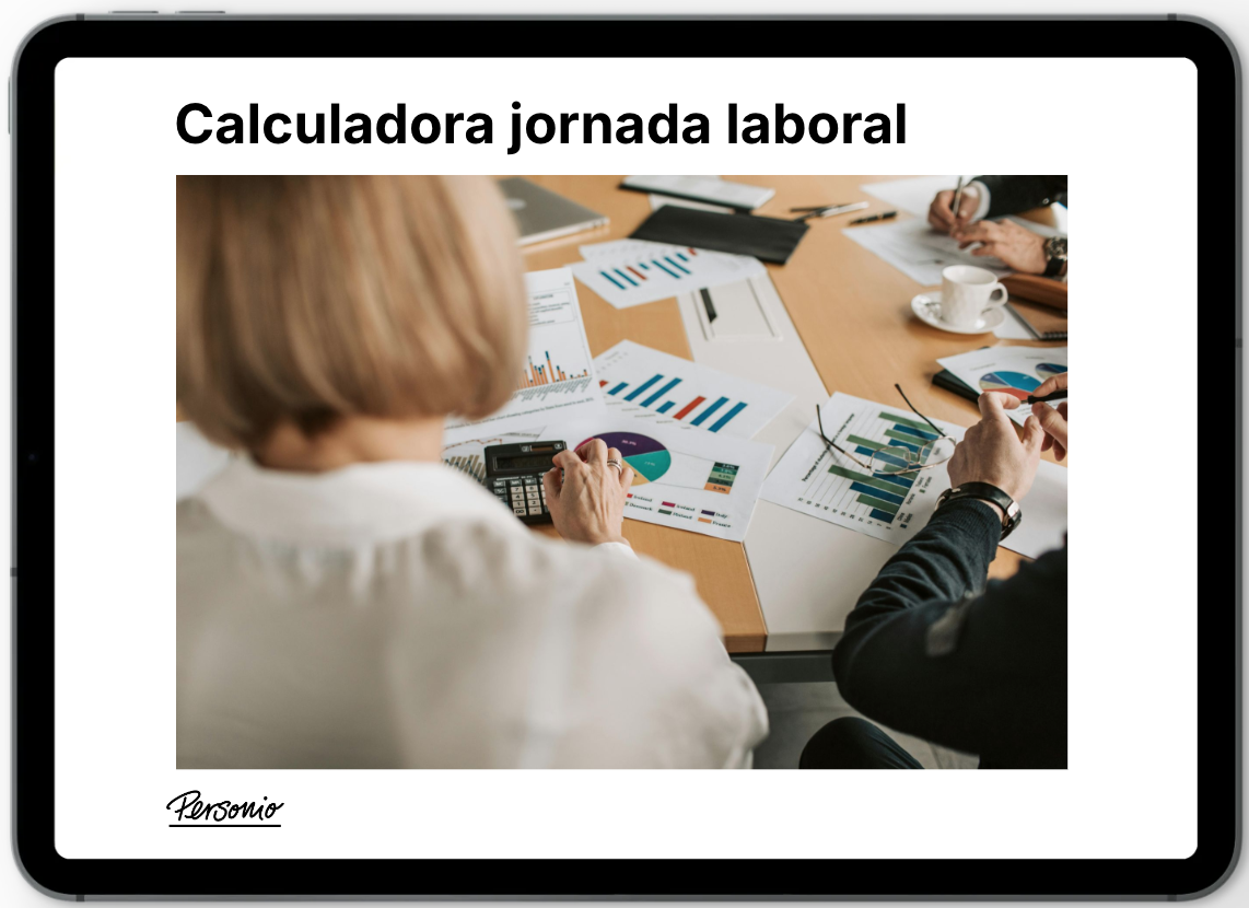 Calculadora jornada laboral