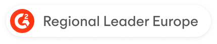 G2 Badge: Regional Leader Europe
