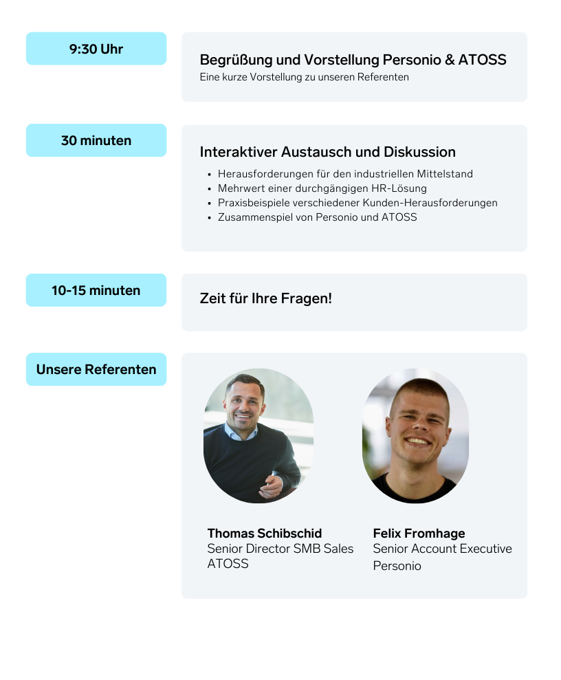 Image Partner Webinar ATOSS Agenda with Speaker