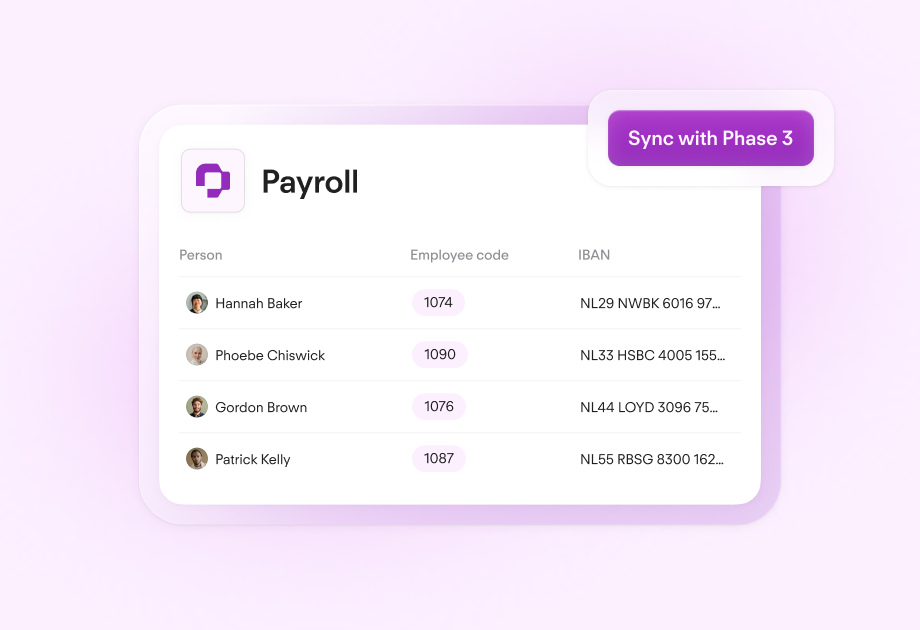 Payroll Phase 3