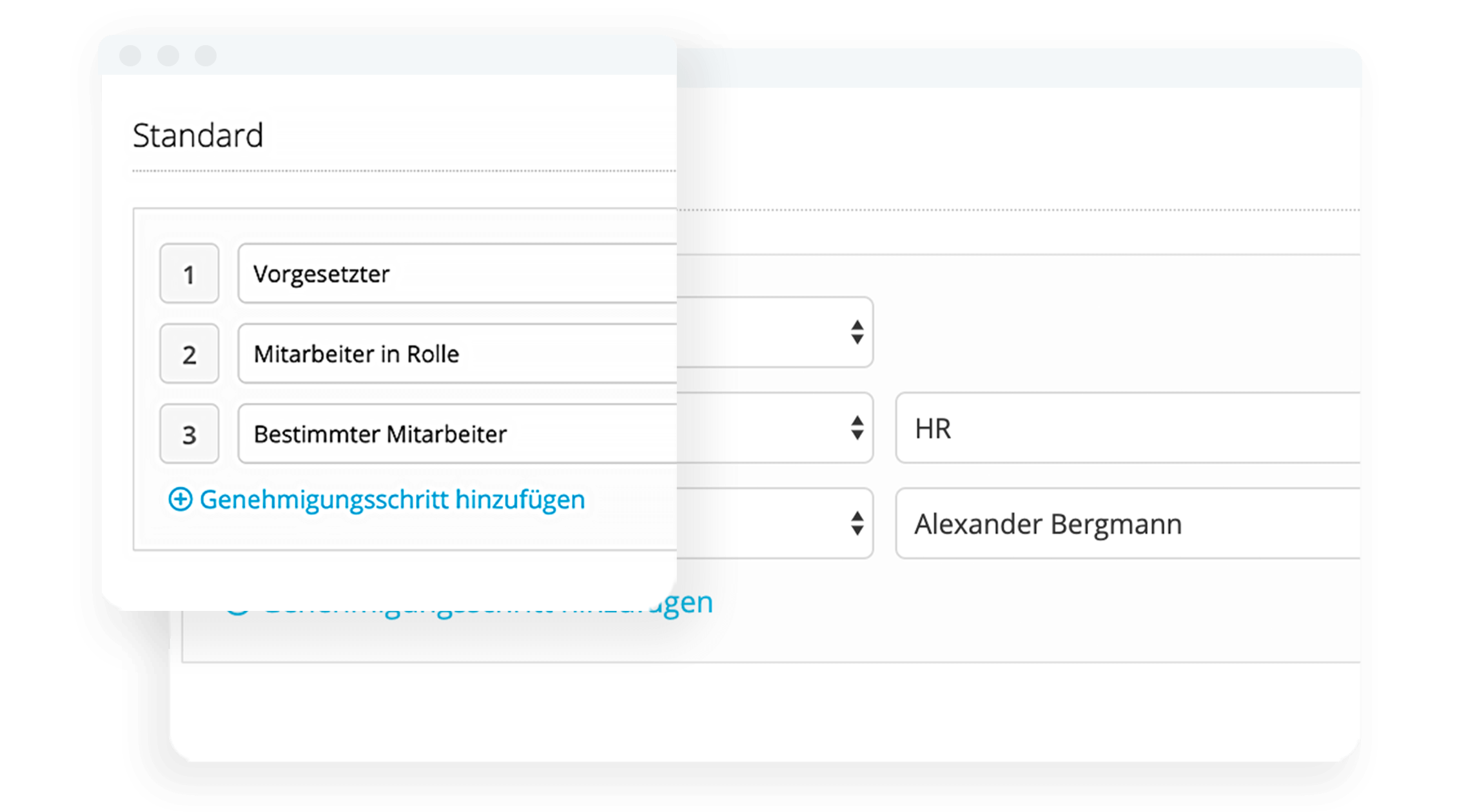 Genehmigungen Dashboard