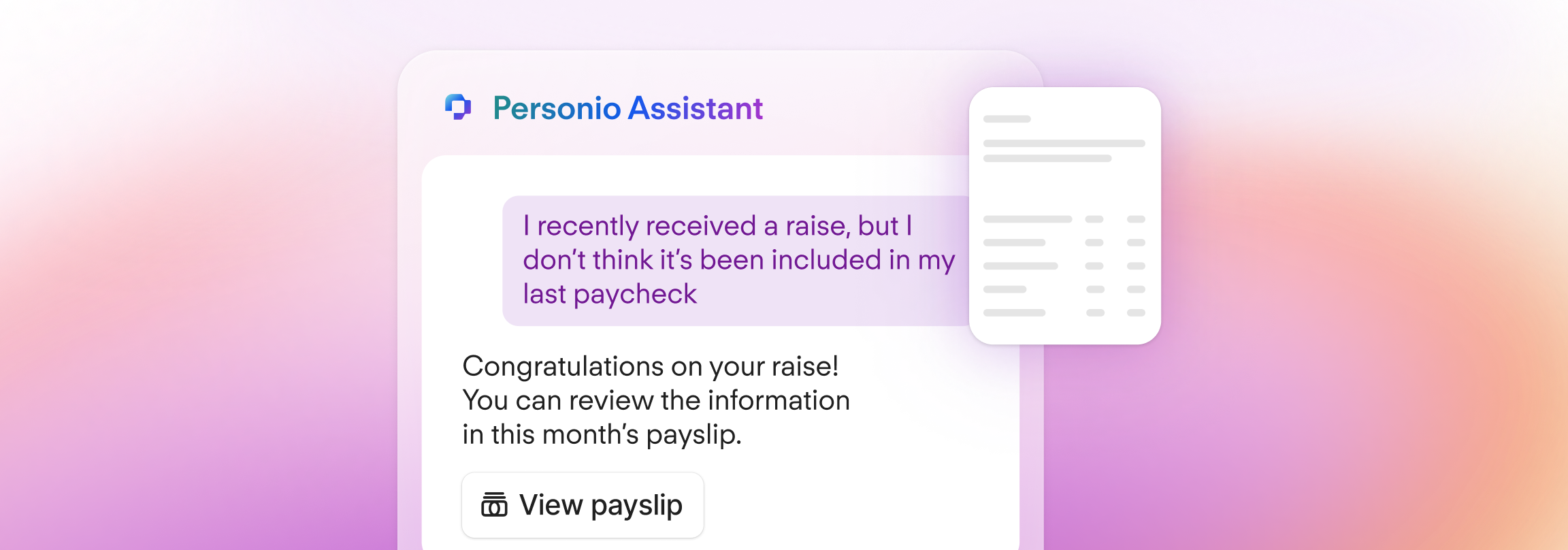 Personio Assistant for Employees